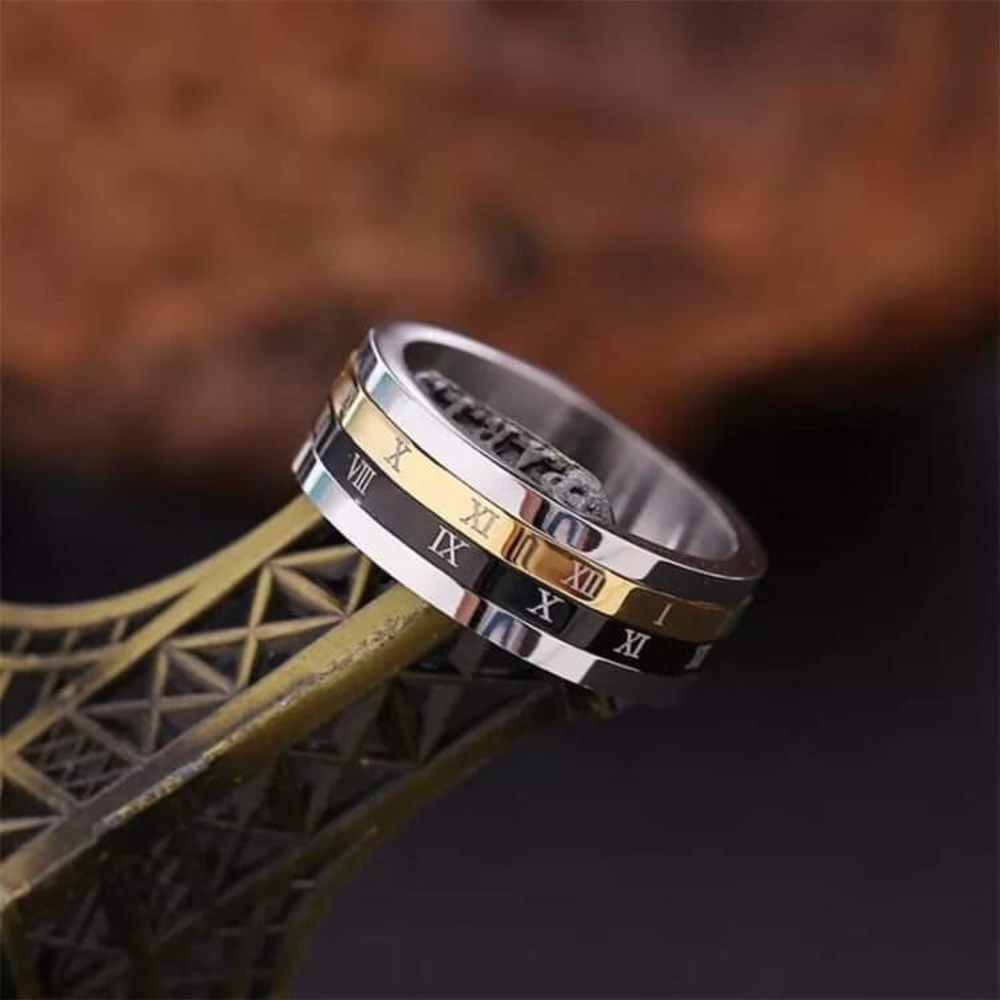 Roman Numeral Spinner Ring